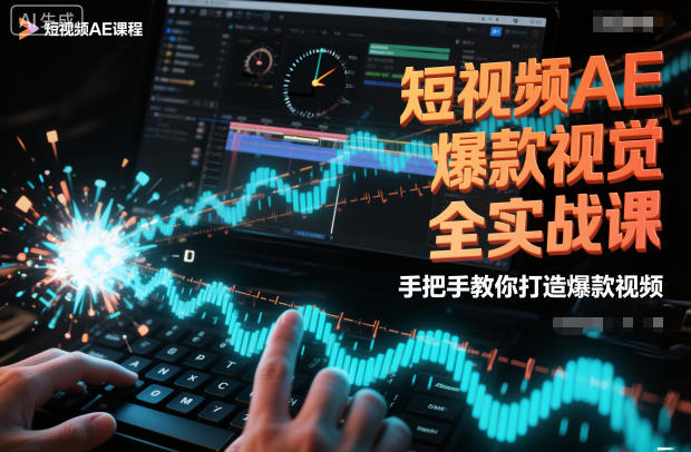 短视频AE爆款视觉全实战课，手把手教你打造爆款视频-知创网