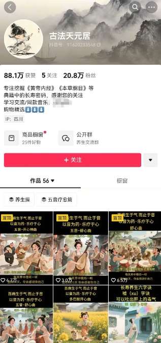 图片[2]-古法五音养生教程，五音疗愈的视频的制作方法，2-4小时就能学会，作者10天涨粉10W-知创网