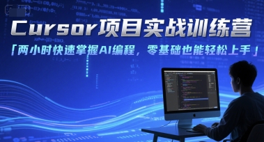 Cursor项目实战训练营，两小时快速掌握AI编程，零基础也能轻松上手-知创网