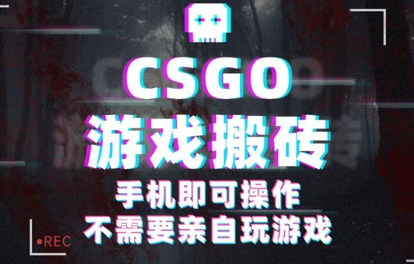CSGO游戏挂机捡漏，单日扫货500+，年底小高峰上车可吃肉，手机即可操作兼职副业-知创网