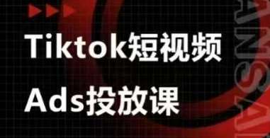 Ads视频投放课,tiktok短视频广告投放课-知创网