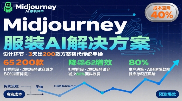 AI在服装领域的运用，使用midjourney做服装辅助企业降低成本-知创网