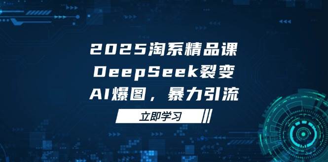 （14639期）2025 淘系精品课，DeepSeek 裂变，AI 爆图，暴力引流-知创网
