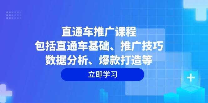（14001期）直通车推广课程：包括直通车基础、推广技巧、数据分析、爆款打造等-知创网