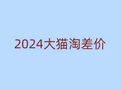 2024版大猫淘差价课程，新手也能学的无货源电商课程-知创网