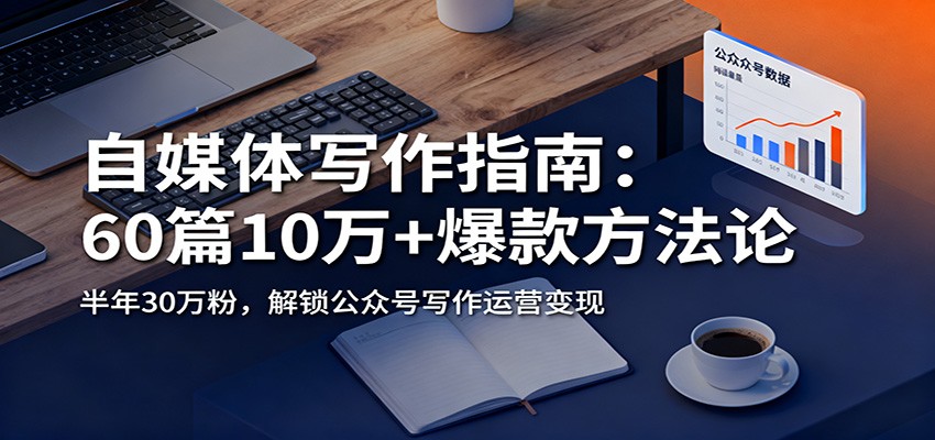 自媒体写作指南：60篇10万+爆款方法论，半年30万粉，解锁公众号写作运营变现-知创网
