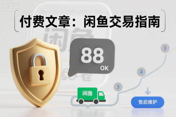 付费文章：闲鱼交易指南，怎么才能降低被坑被马扁的概率-知创网