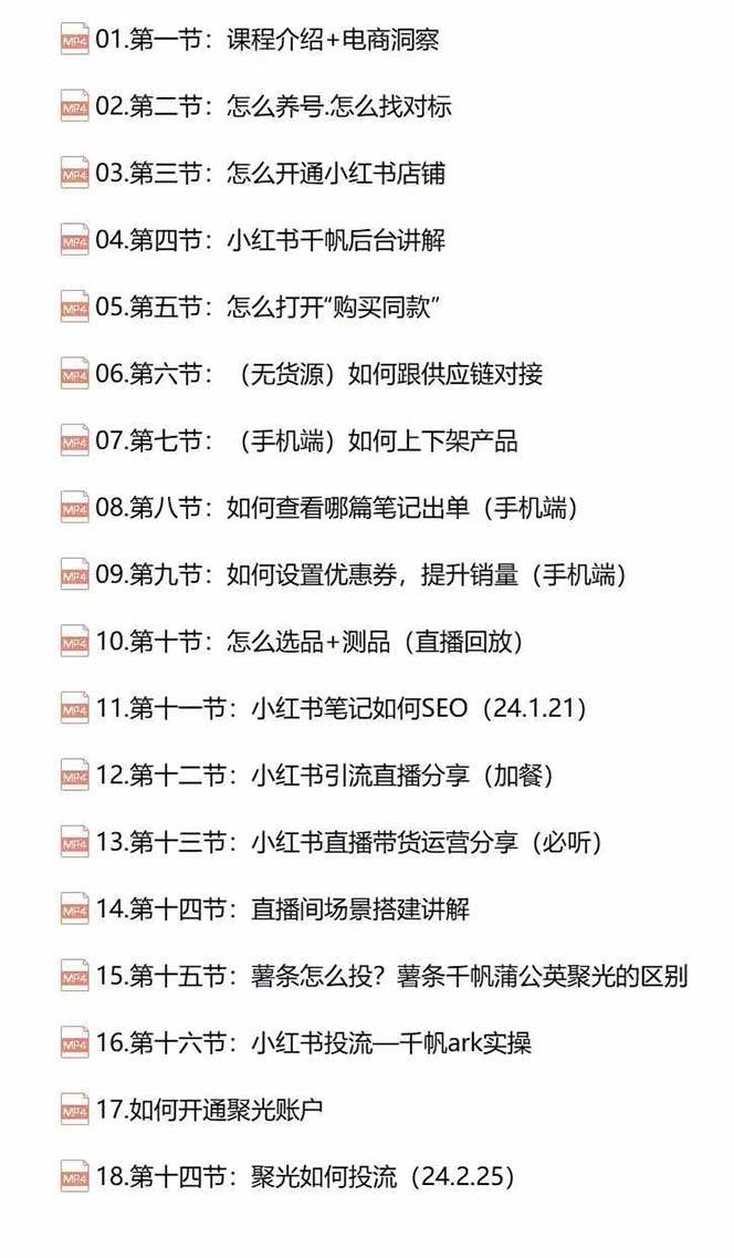 图片[2]-小红书快速赚钱电商特训营：用简单方式通过小红书快速变现！（55节）-知创网