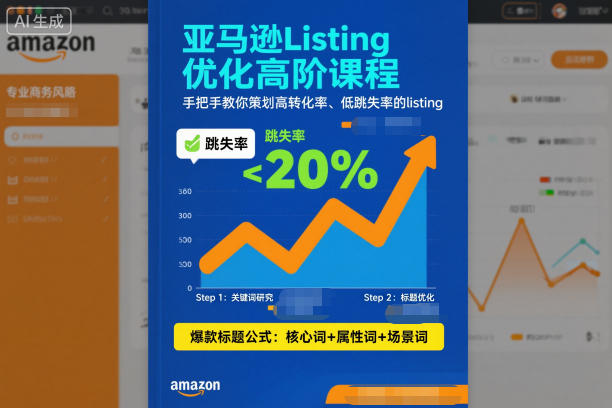 亚马逊Listing优化高阶课程，手把手教你策划高转化率、低跳失率的listing-知创网