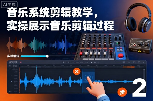 音乐系统剪辑教学，实操展示音乐剪辑过程-知创网