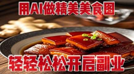 用AI做精美美食图，无需专业设备拍摄，轻轻松松开启副业-知创网
