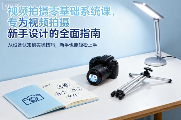 视频拍摄零基础系统课，专为视频拍摄新手设计的全面指南-知创网