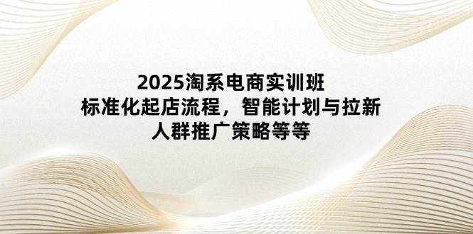 (14522期)2025淘系电商实训班:标准化起店流程,智能计划与拉新,人群推广策略等等-知创网