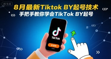 8月最新Tiktok搬运起号技术，手把手教你学会TikTok搬运起号-知创网