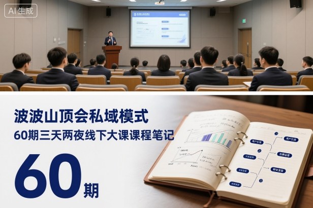 波波山顶会私域模式60期三天两夜线下大课课程笔记（文档）-知创网