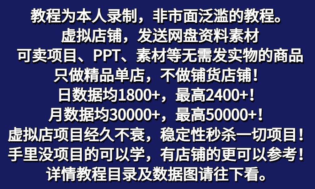 图片[2]-拼多多虚拟电商训练营月入50000+你也行，暴利稳定长久，副业首选-知创网