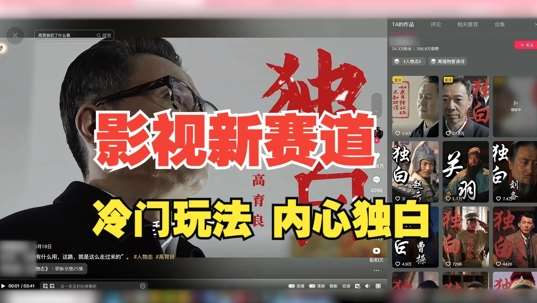 最新影视解说玩法，人物独白，30天涨粉24万+，全流程拆解【揭秘】-知创网