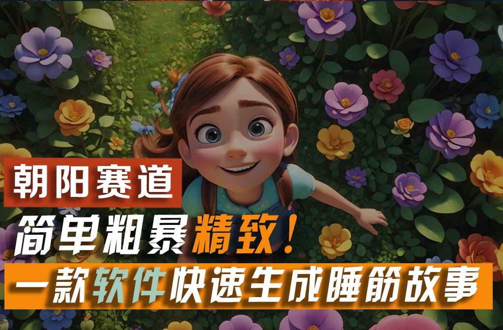 （11405期）利用一款软件5分钟一条爆款睡筋故事，简单粗暴精致！小白月入2w+-知创网