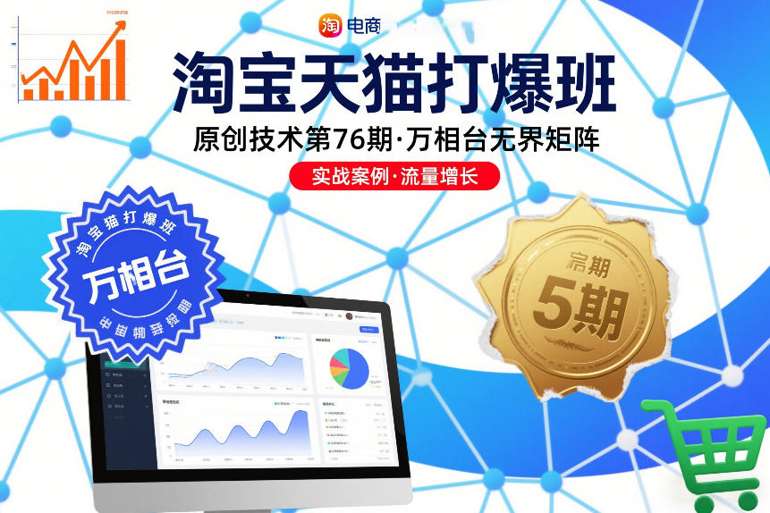 淘宝天猫打爆班原创技术第76期，万相台无界矩阵-知创网