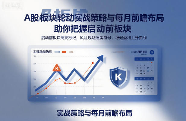 A股板块轮动实战策略与每月前瞻布局，助你把握启动前板块，规避风险，实现稳健盈利-知创网