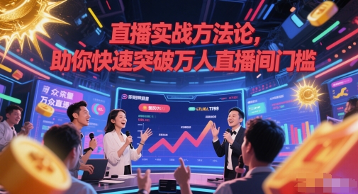 直播实战方法论，助你快速突破万人直播间门槛-知创网