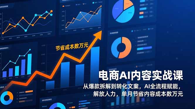 （17061期）电商AI内容实战课，从爆款拆解到转化文案，AI全流程赋能，解放人力，单月节省内容成本数万元-知创网