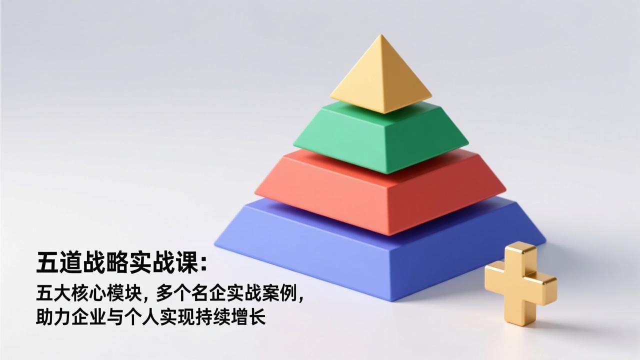 （17095期）五道战略实战课：五大核心模块，多个名企实战案例，助力企业与个人实现持续增长-知创网