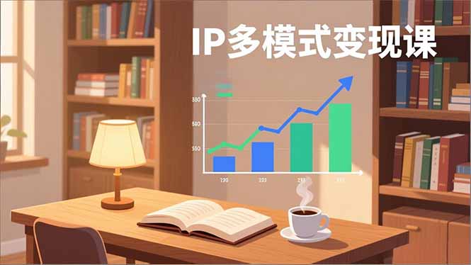 （17014期）IP多模式变现课，广告分成、种草激励、Live图带货，开拓多元收入，副业稳定月入过万-知创网