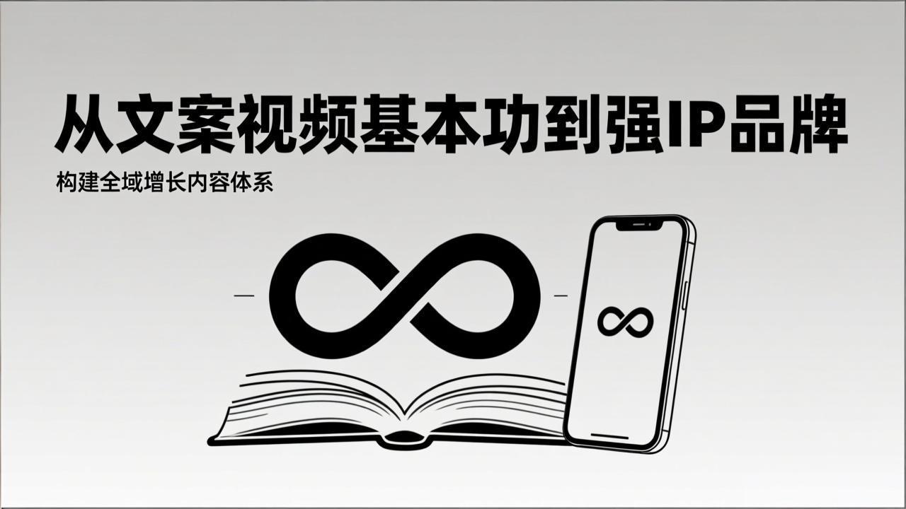 （17166期）2026内容获客系统课：从文案视频基本功到强IP品牌，构建全域增长内容体系-知创网