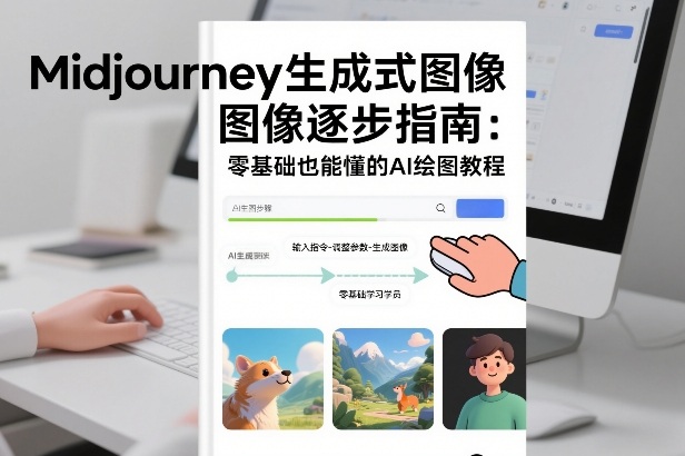 Midjourney生成式图像逐步指南：零基础也能懂的AI绘图教程-知创网