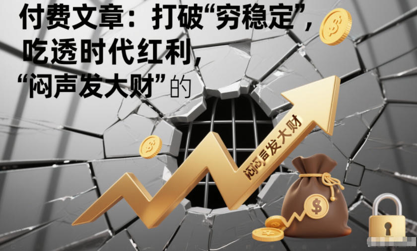 付费文章：打破“穷稳定”，吃透时代红利，“闷声发大财”的终极真谛-知创网
