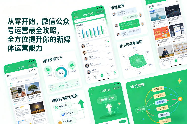 从零开始,微信公众号运营最全攻略,全方位提升你的新媒体运营能力-知创网