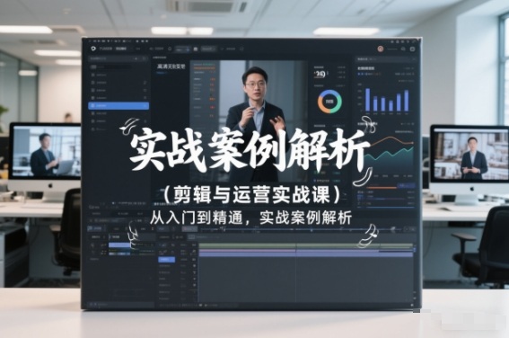 剪辑与运营实战课，从入门到精通，实战案例解析（更新2026）-知创网