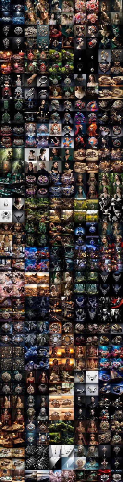 图片[10]-463个Midjourney珠宝摄影提示词：覆盖全品类珠宝，AI设计秒出专业效果-知创网