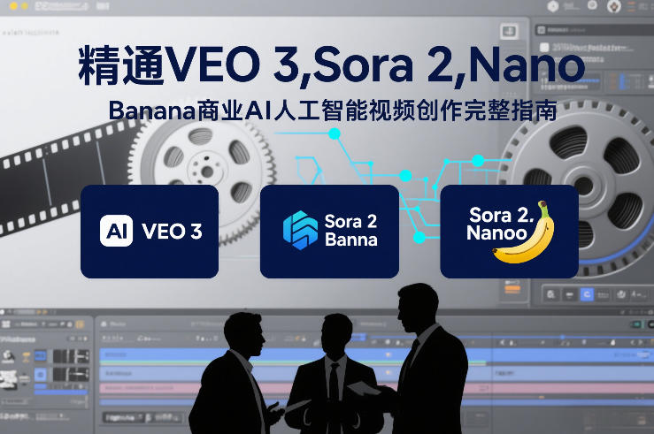 精通VEO 3,Sora 2,Nano Banana商业AI人工智能视频创作完整指南-知创网