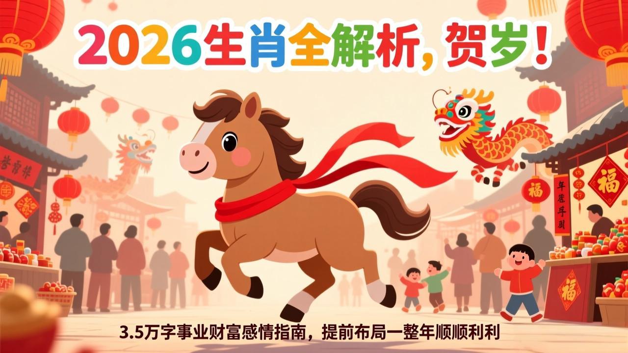 (17428期)付费文章:贺岁!2026生肖全解析,3.5万字事业财富感情指南,提前布局一整年顺顺利利-知创网