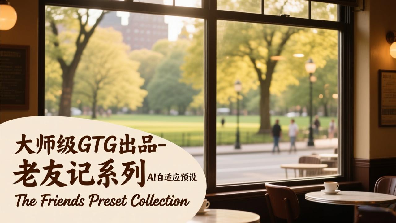 (17403期)大师级GTG出品-老友记系列AI自适应预设The Friends Preset Collection-知创网