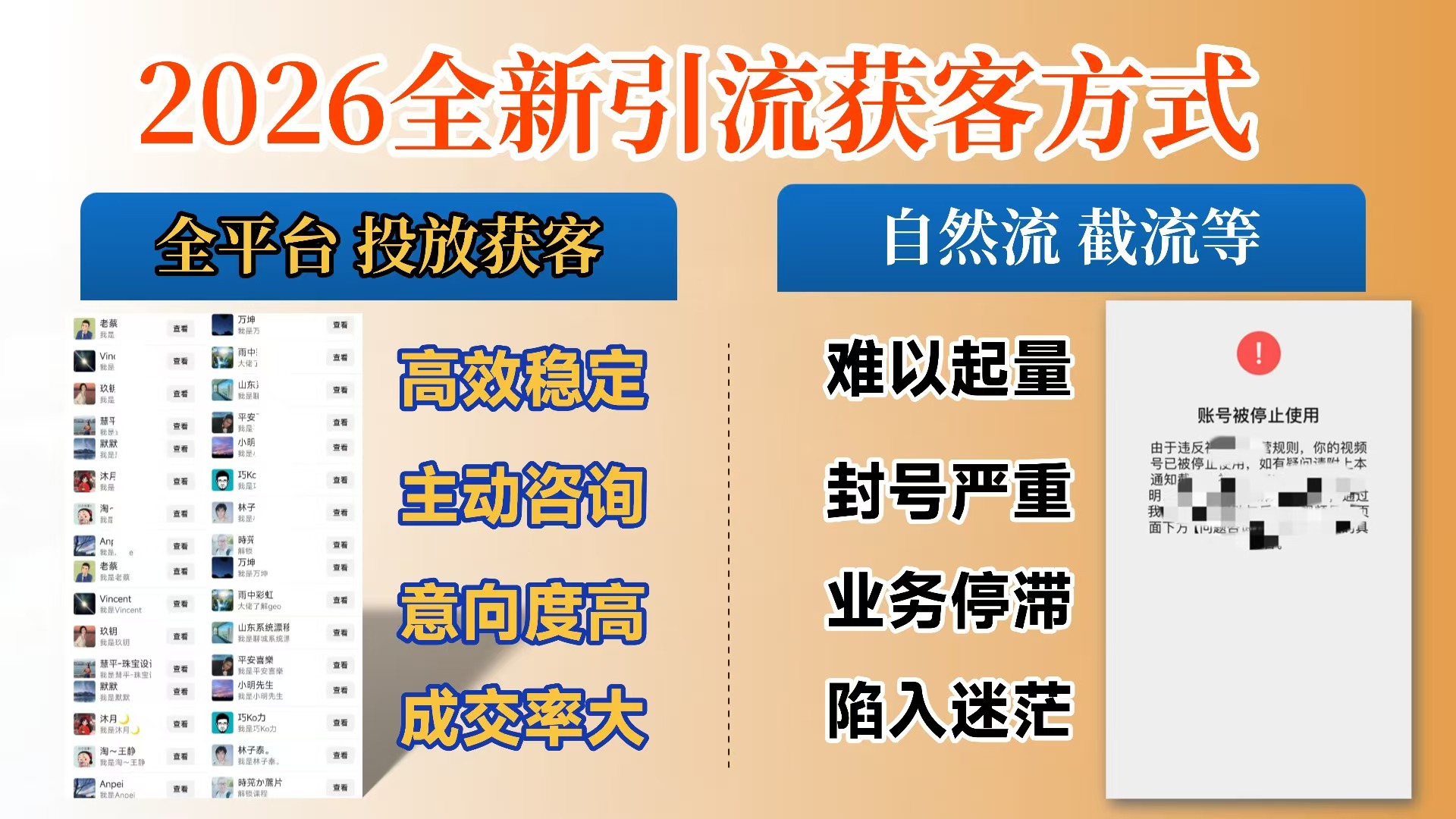 【首发】打破获客壁垒，如何利用投放实现财富自由与事业升级-知创网