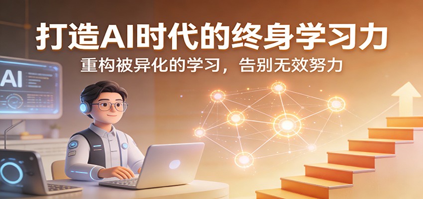 打造AI时代的终身学习力:重构被异化的学习,告别无效努力-知创网