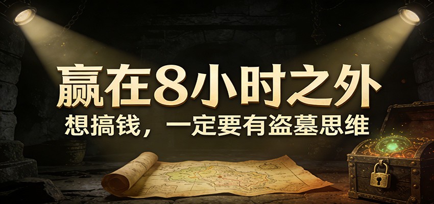 公众号付费文章《赢在8小时之外，想搞钱，一定要有盗墓思维》-知创网