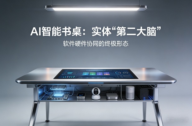 AI智能书桌搭建，构建你的实体“第二大脑”，软件硬件协同的终极形态-知创网