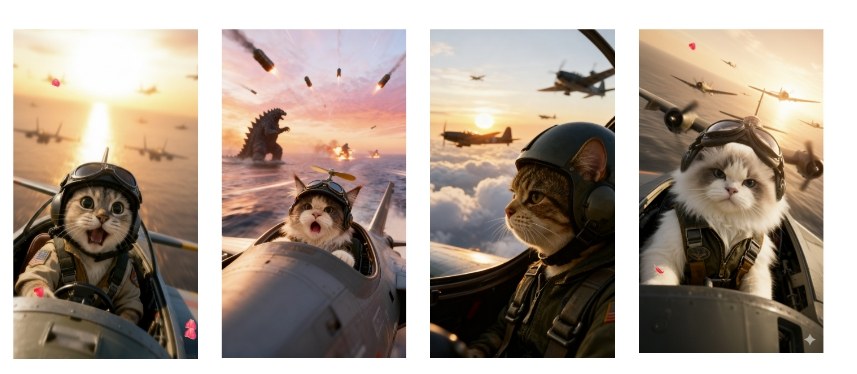 图片[2]-哥斯拉侵入了我的家乡–喵喵版短视频制作教学，快速起号涨粉-知创网