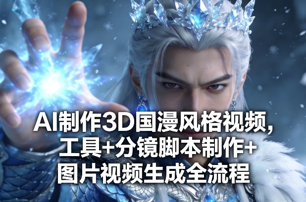 AI制作3D国漫风格视频，工具+分镜脚本制作+图片视频生成全流程-知创网