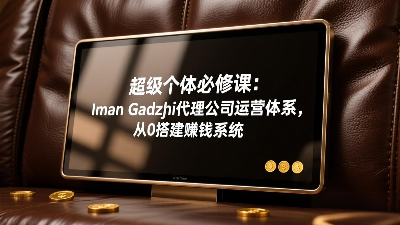 （17525期）超级个体必修课：Iman Gadzhi代理公司运营体系，从0搭建赚钱系统-知创网
