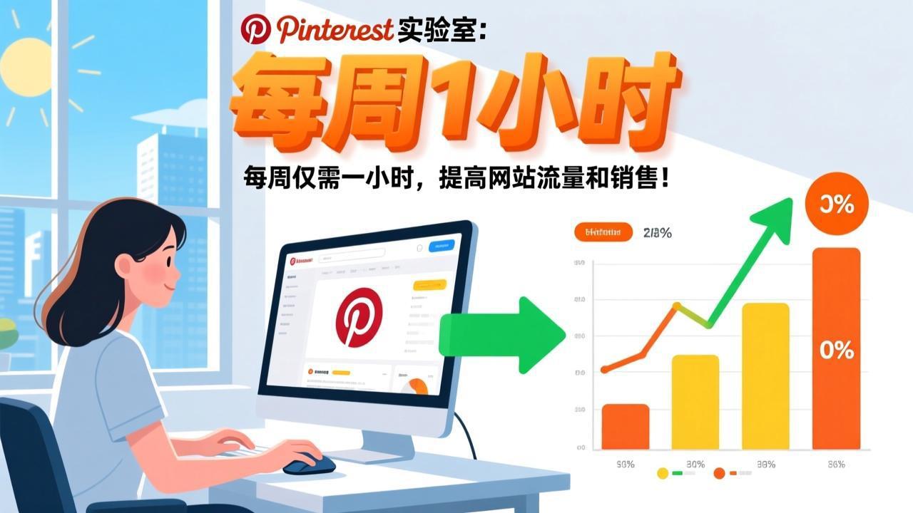 (17505期)Pinterest实验室:每周仅需一小时,提高网站流量和销售!-知创网