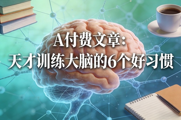 付费文章:天才训练大脑的6个好习惯-知创网