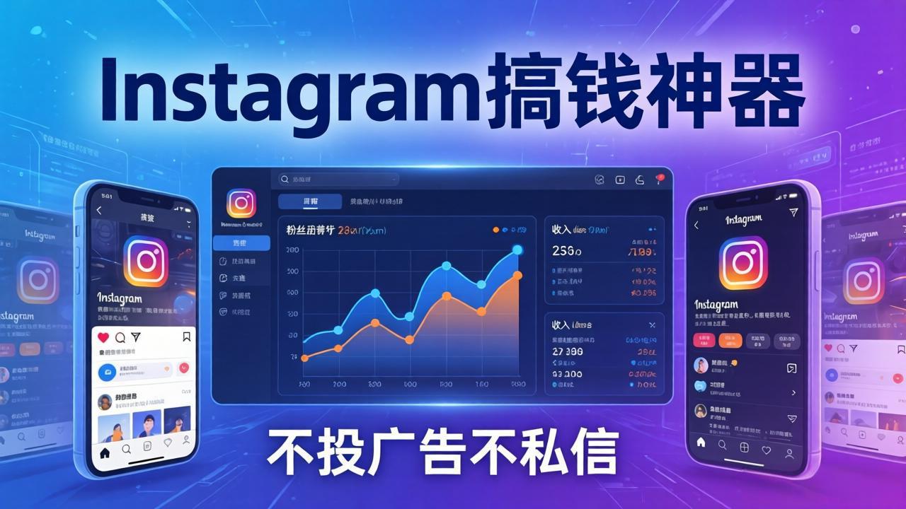 （17731期）Instagram搞钱神器：月涨6万粉+月入5万刀，不投广告不私信，靠算法+低价产品-知创网
