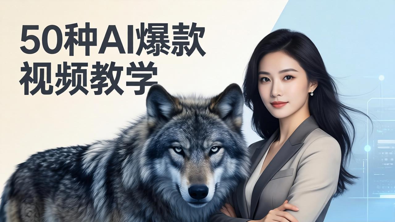 （17815期）50种AI爆款视频教学：影视级古诗词+治愈萌宠+山海经蛟龙，高阶宝典商业落地-知创网