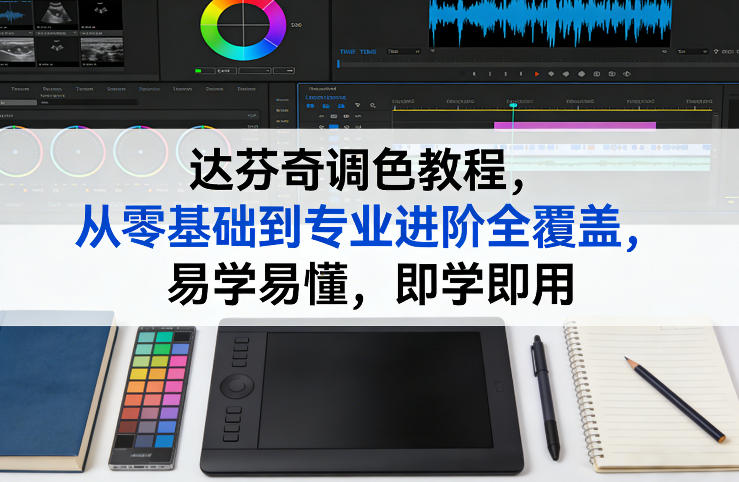 达芬奇调色教程，从零基础到专业进阶全覆盖，易学易懂，即学即用-知创网