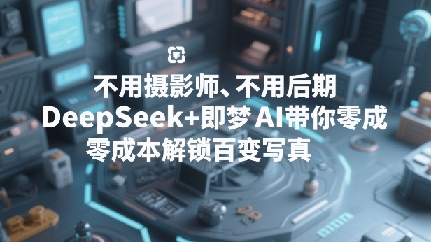 不用摄影师、不用后期，DeepSeek+即梦AI带你零成本解锁百变写真！-知创网